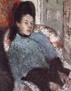 Germain Hilaire Edgard Degas Portrait of Elena Carafa oil